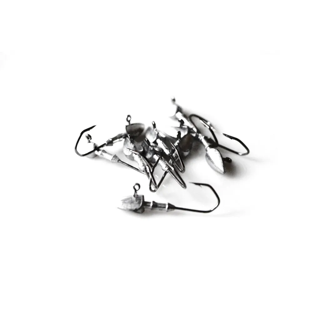 10 x Bullet Jig Heads Fishing Lures Soft Plastics Bream Gulp Shrimp 1/5 Oz 7G
