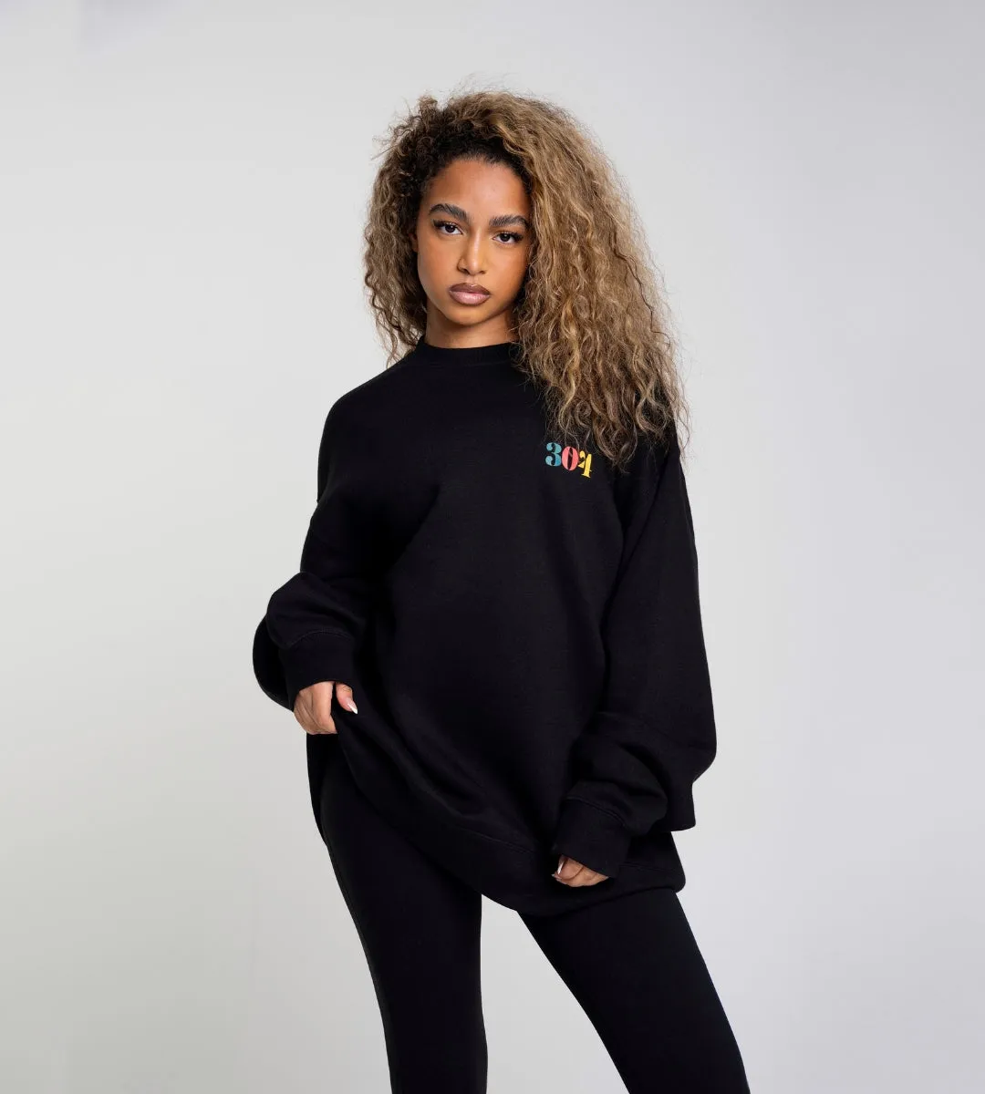 304 Womens Moody But Nice Sweater Black