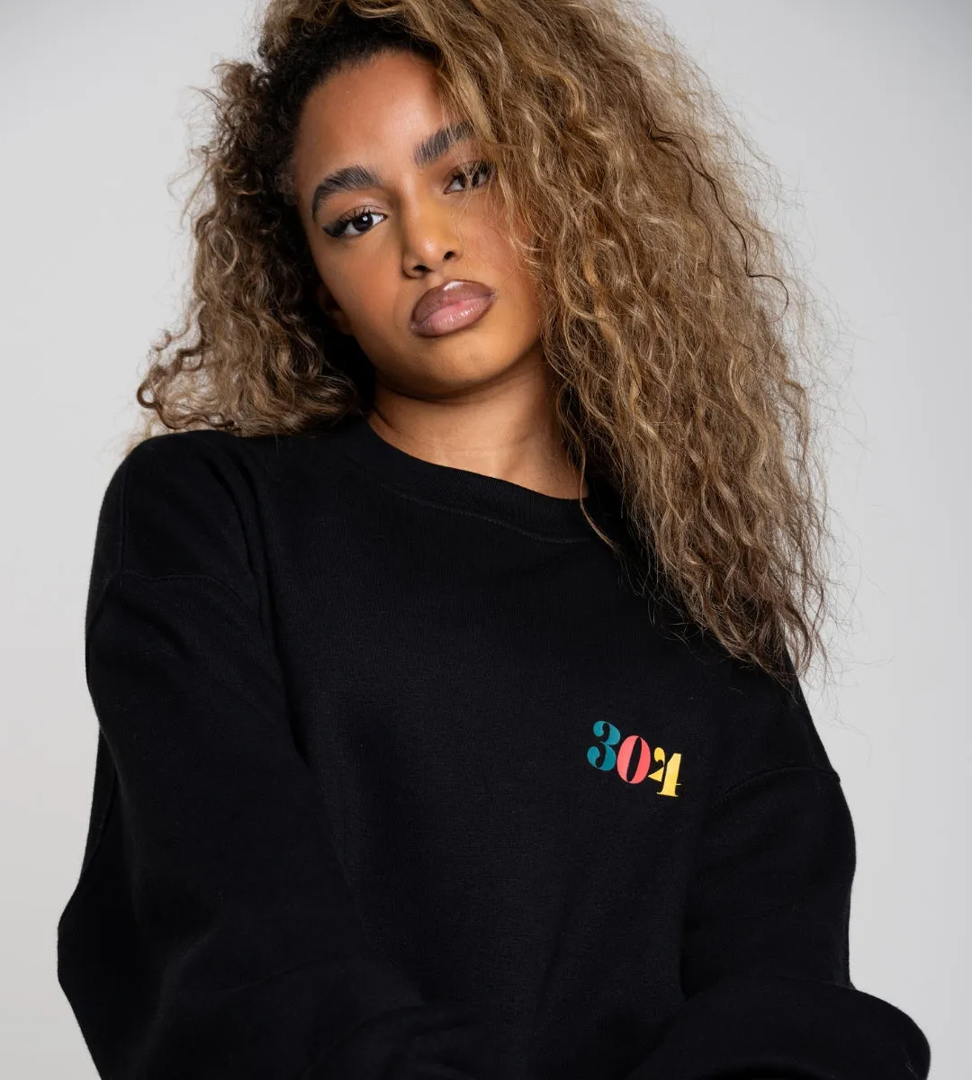304 Womens Moody But Nice Sweater Black