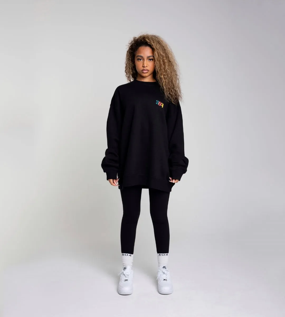 304 Womens Moody But Nice Sweater Black