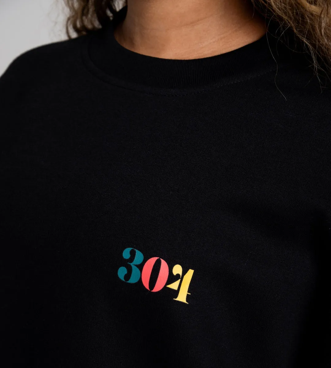 304 Womens Moody But Nice Sweater Black