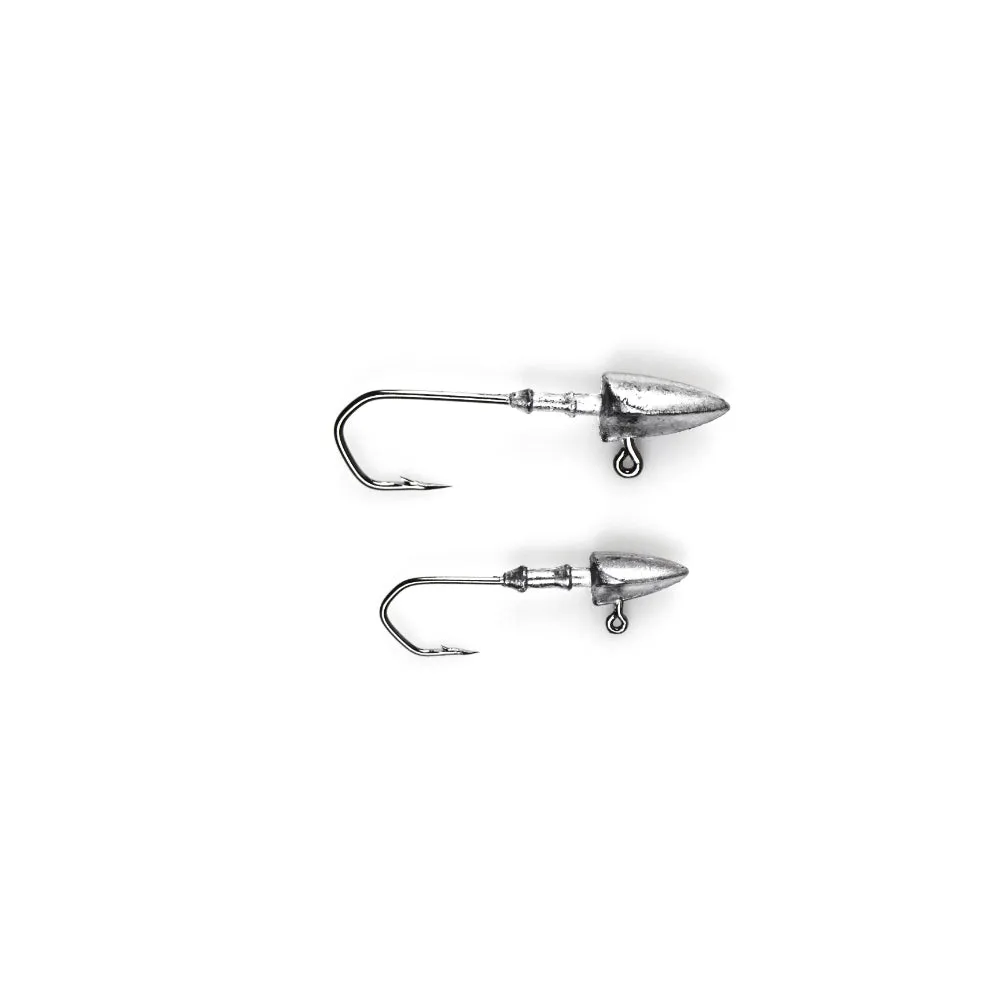 50 X Bullet Jig Heads Fishing Lures Soft Plastics Bream Gulp Shrimp 1/8 Oz 3.5G