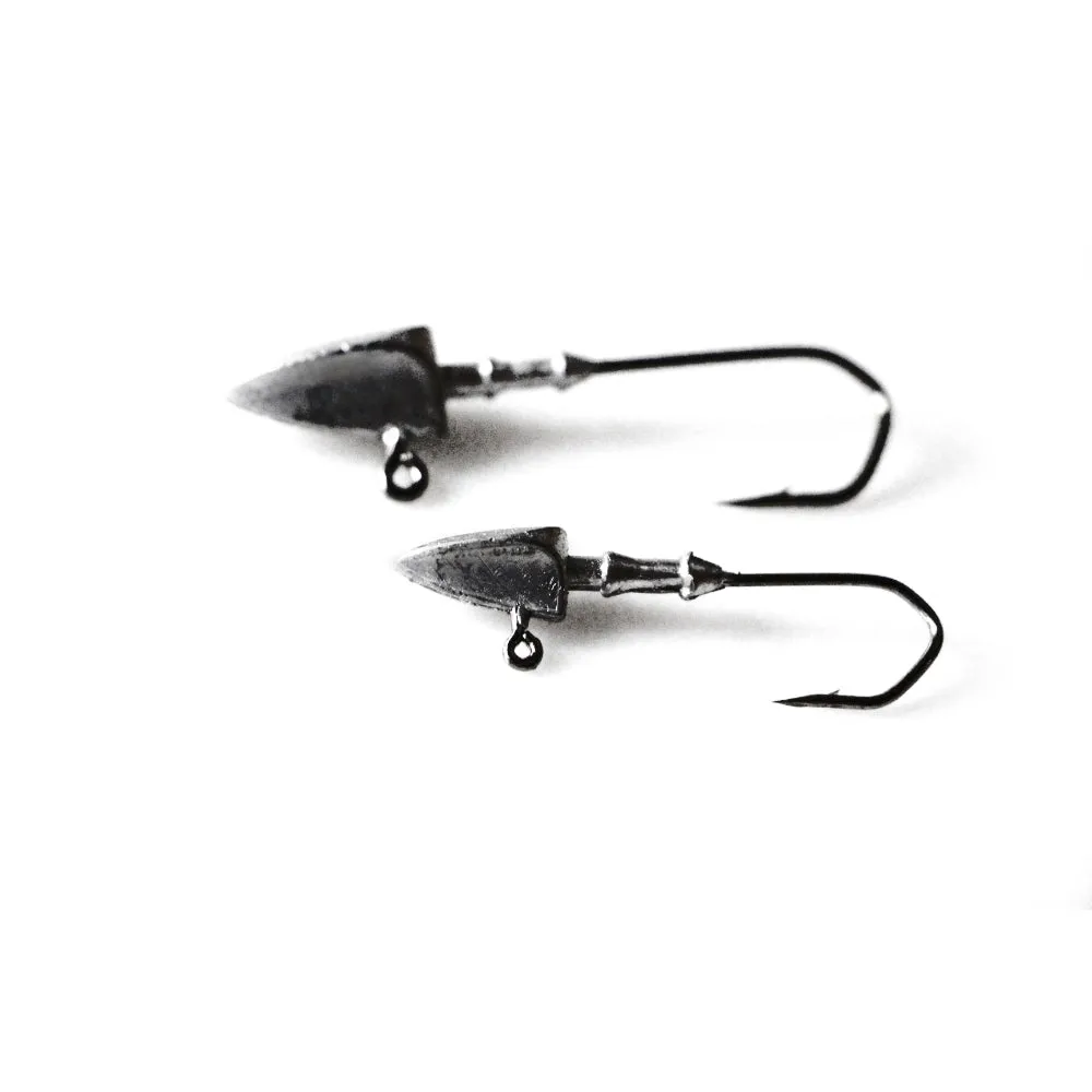 50 X Bullet Jig Heads Fishing Lures Soft Plastics Bream Gulp Shrimp 1/8 Oz 3.5G