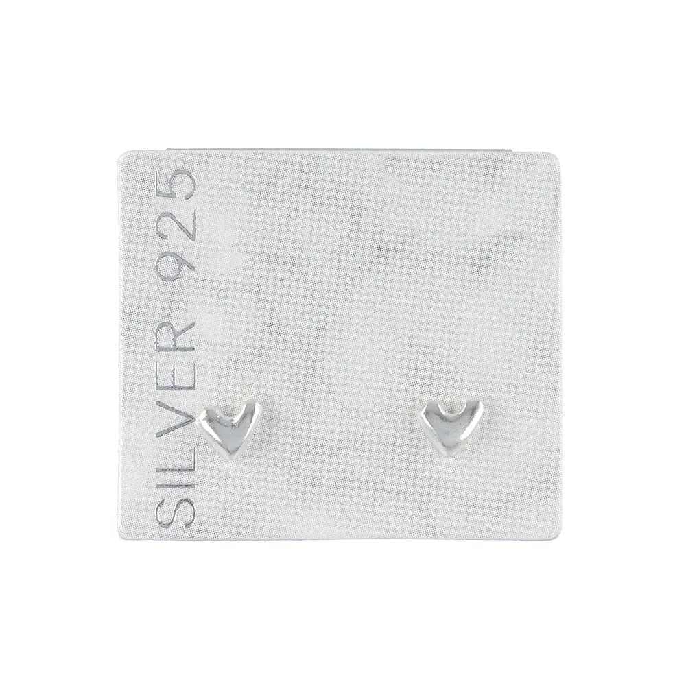 925 Silver Heart Earrings