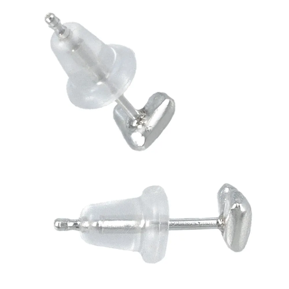 925 Silver Heart Earrings