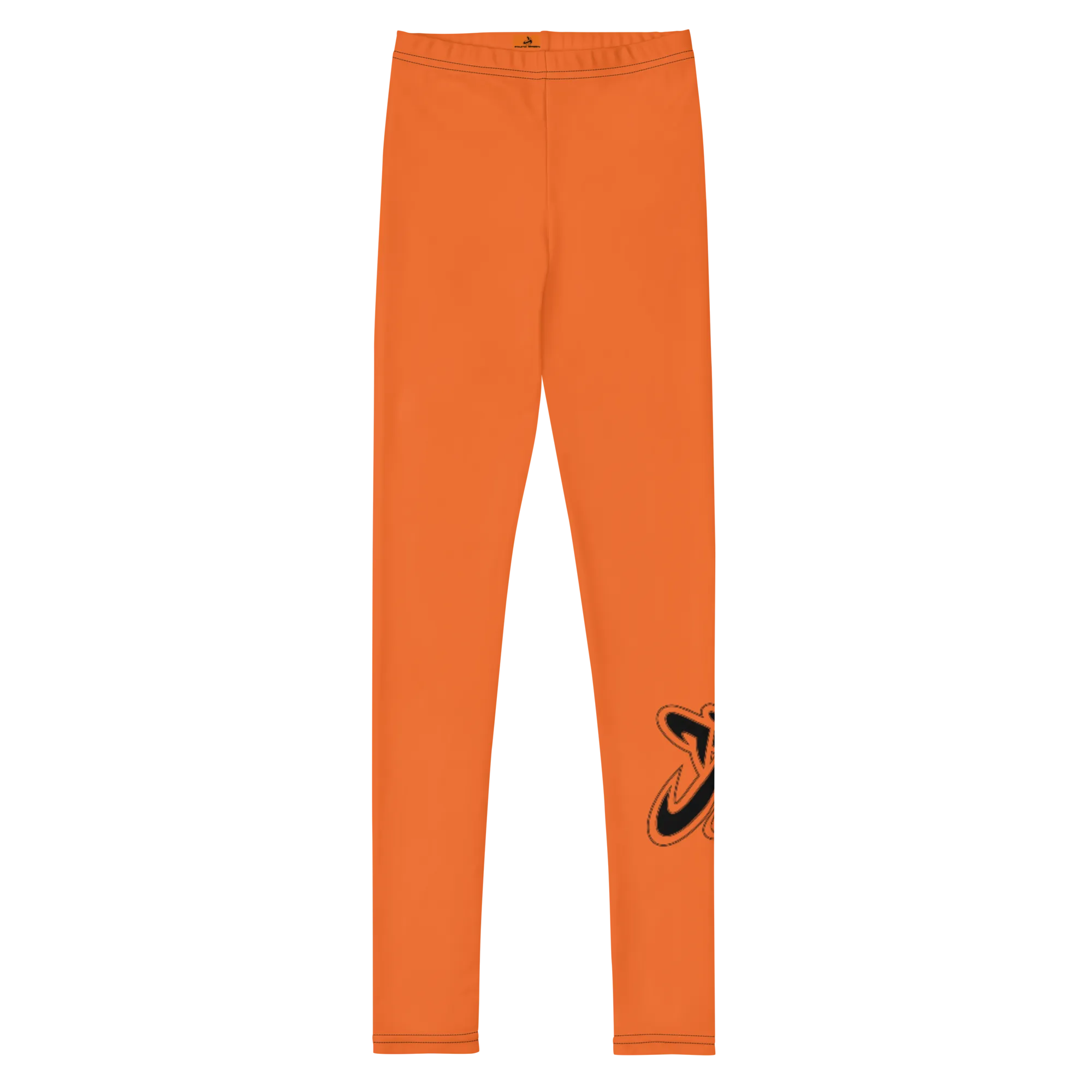 Athletic Apparatus Orange Black logo V3 Youth Leggings