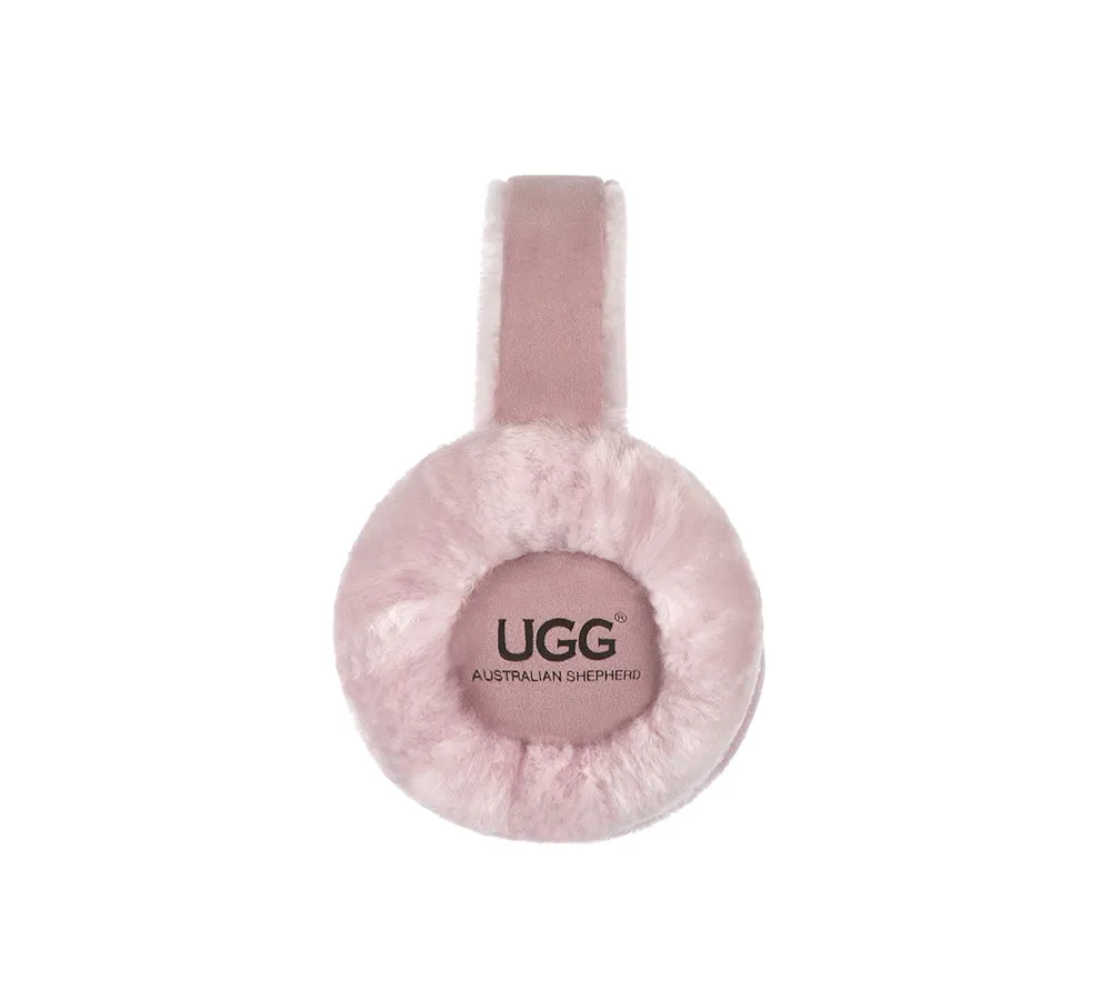 AUSTRALIAN SHEPHERD® UGG Kids Adjustable Sheepskin Wool Earmuff Connie
