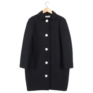 Balenciaga By Alexander Wang Pre-Fall 2015 Black Coat - S