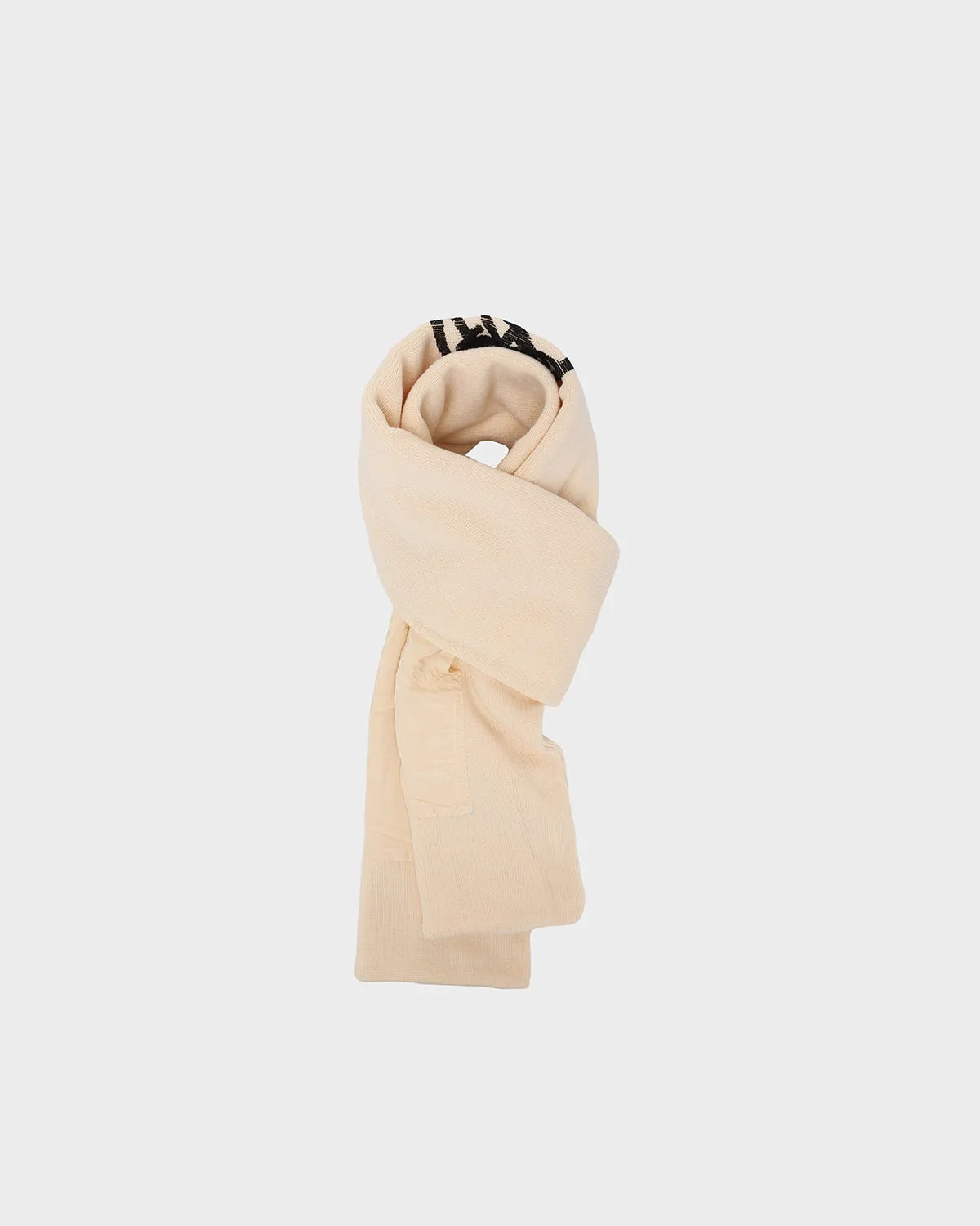 Beanie Scarf Set in Cream White