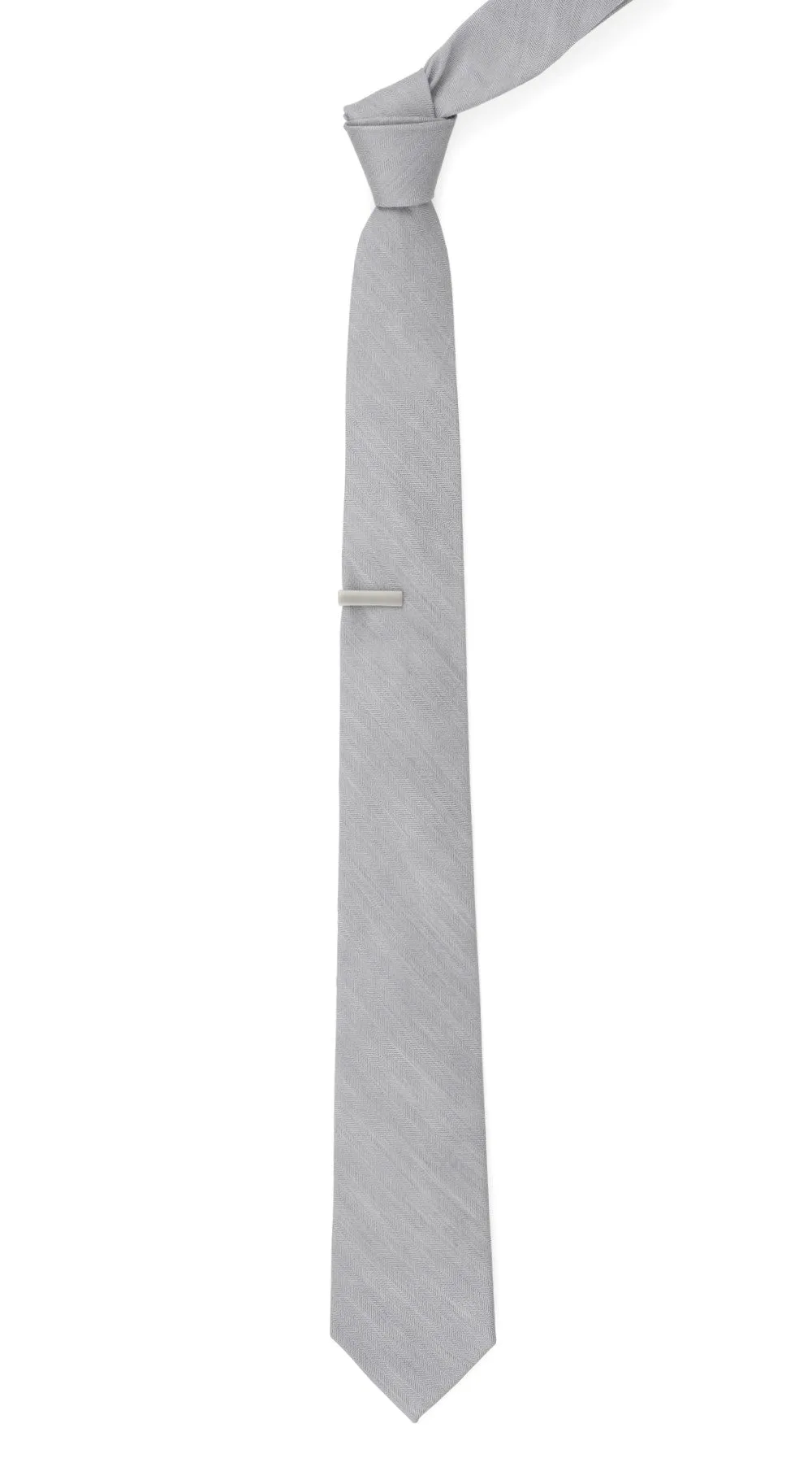 Bhldn Linen Row Silver Tie