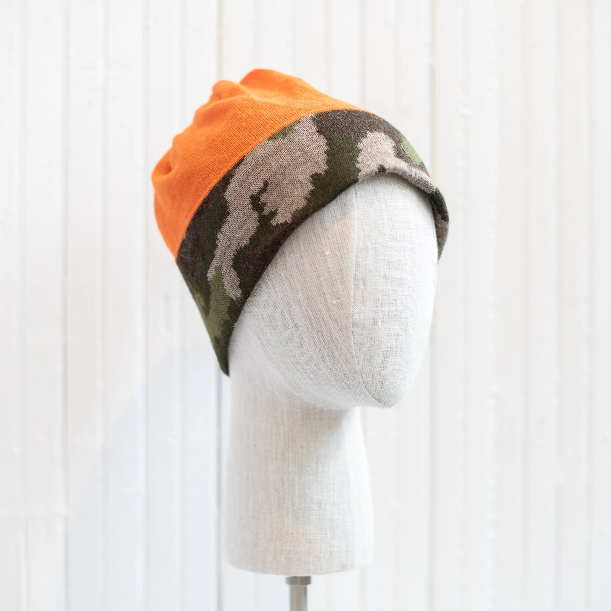 Camo Reversible Alpaca Hat