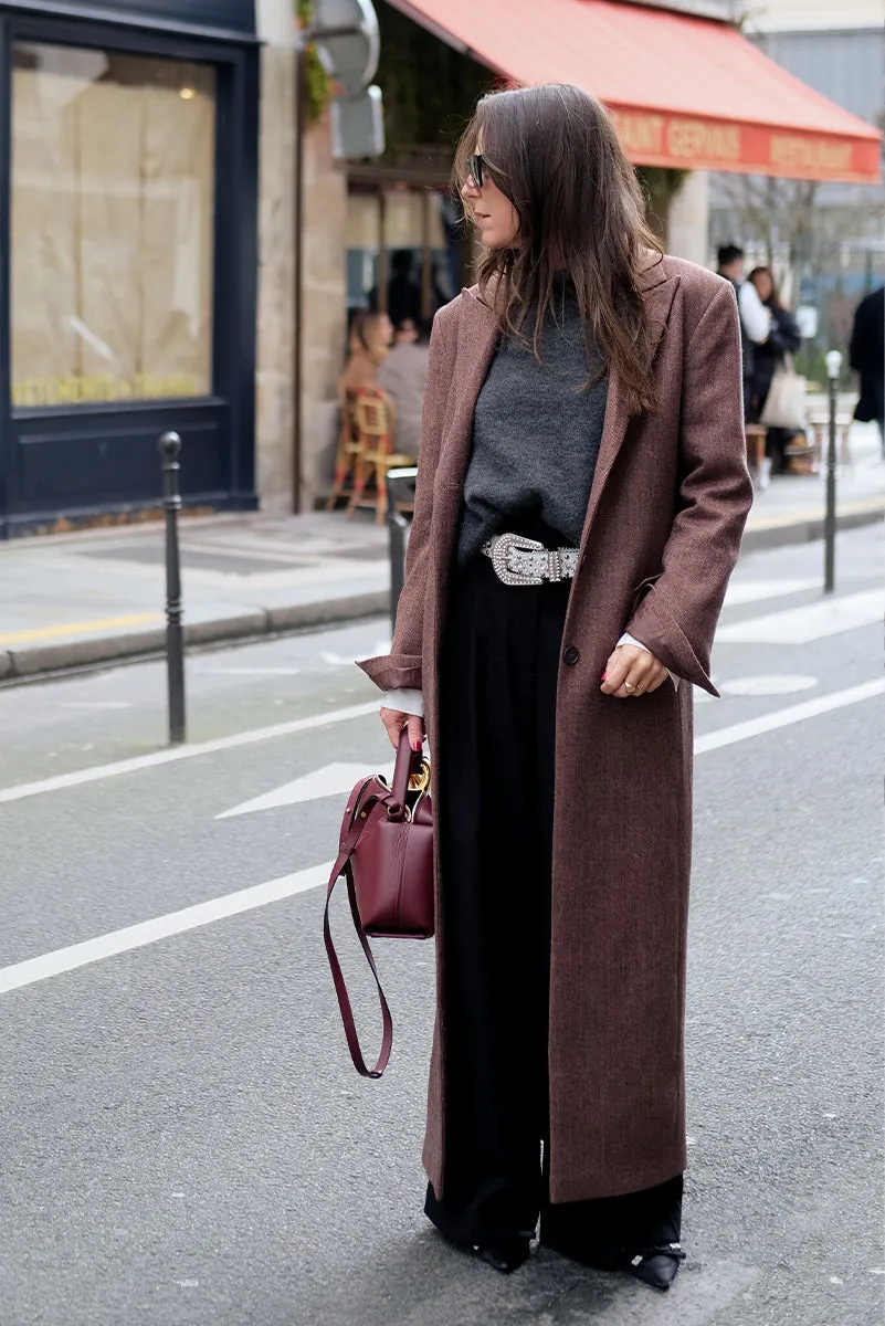 Charlot Coat - Herringbone