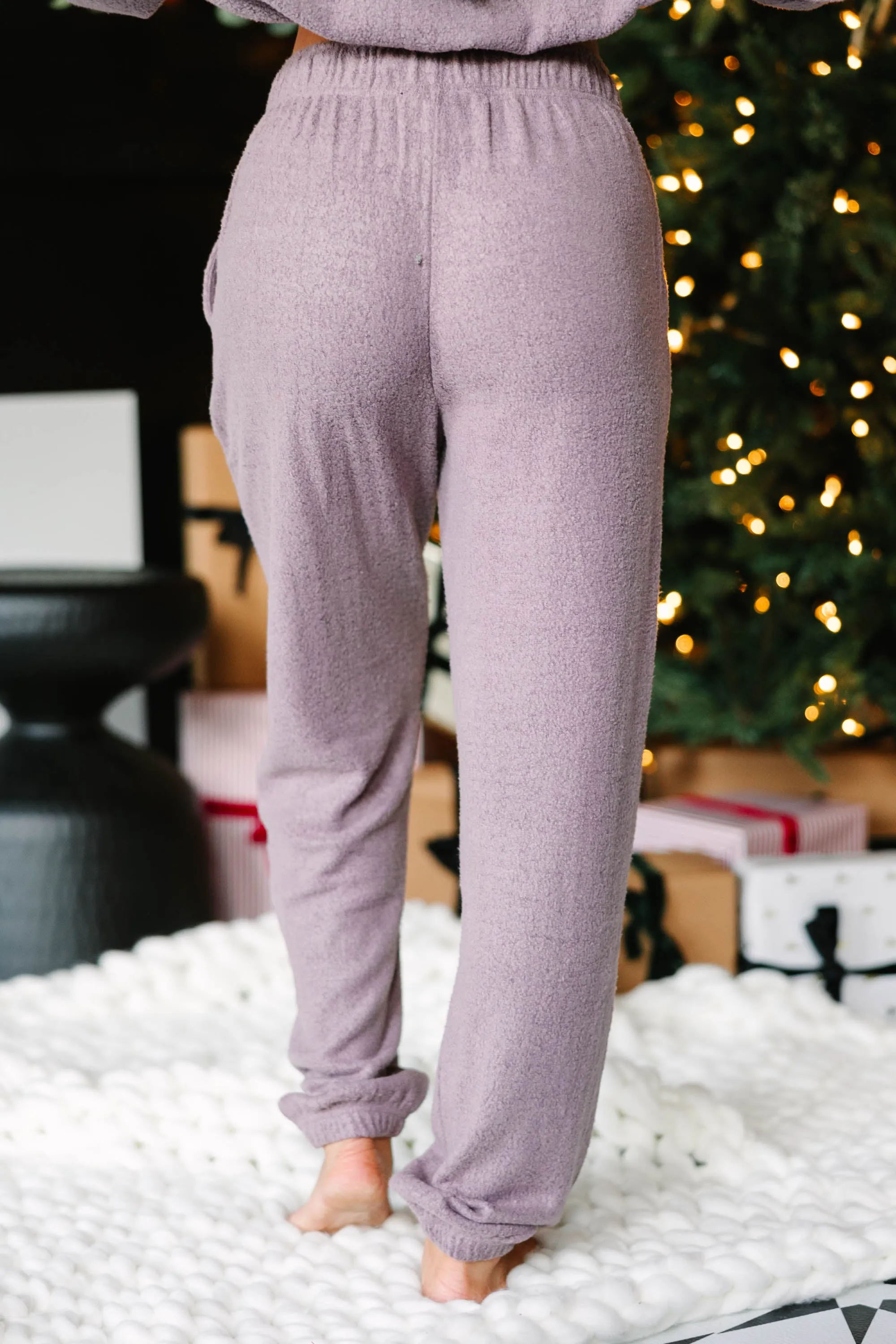 Cozy Habits Lavender Purple Joggers