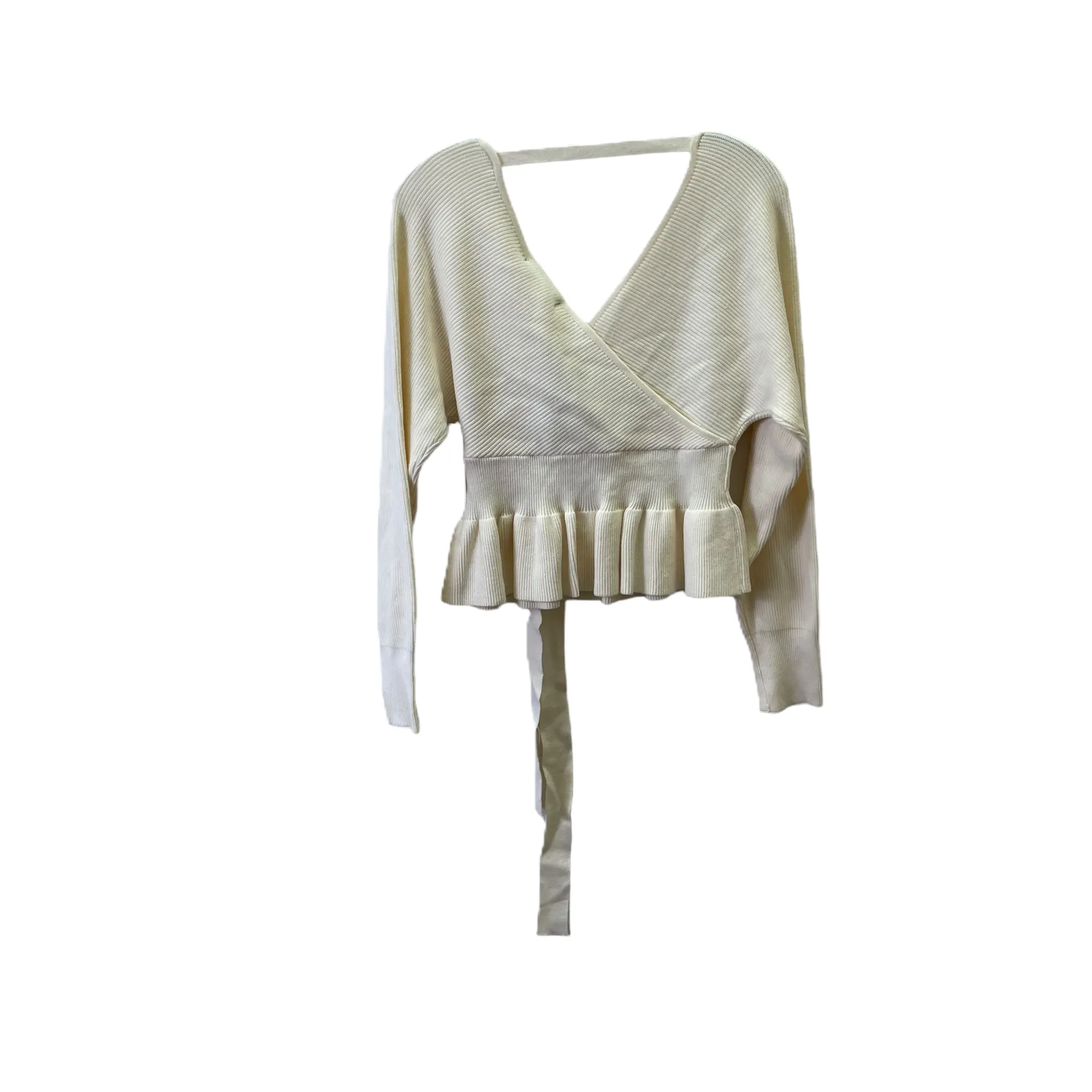 Cream Sweater By Cme, Size: S