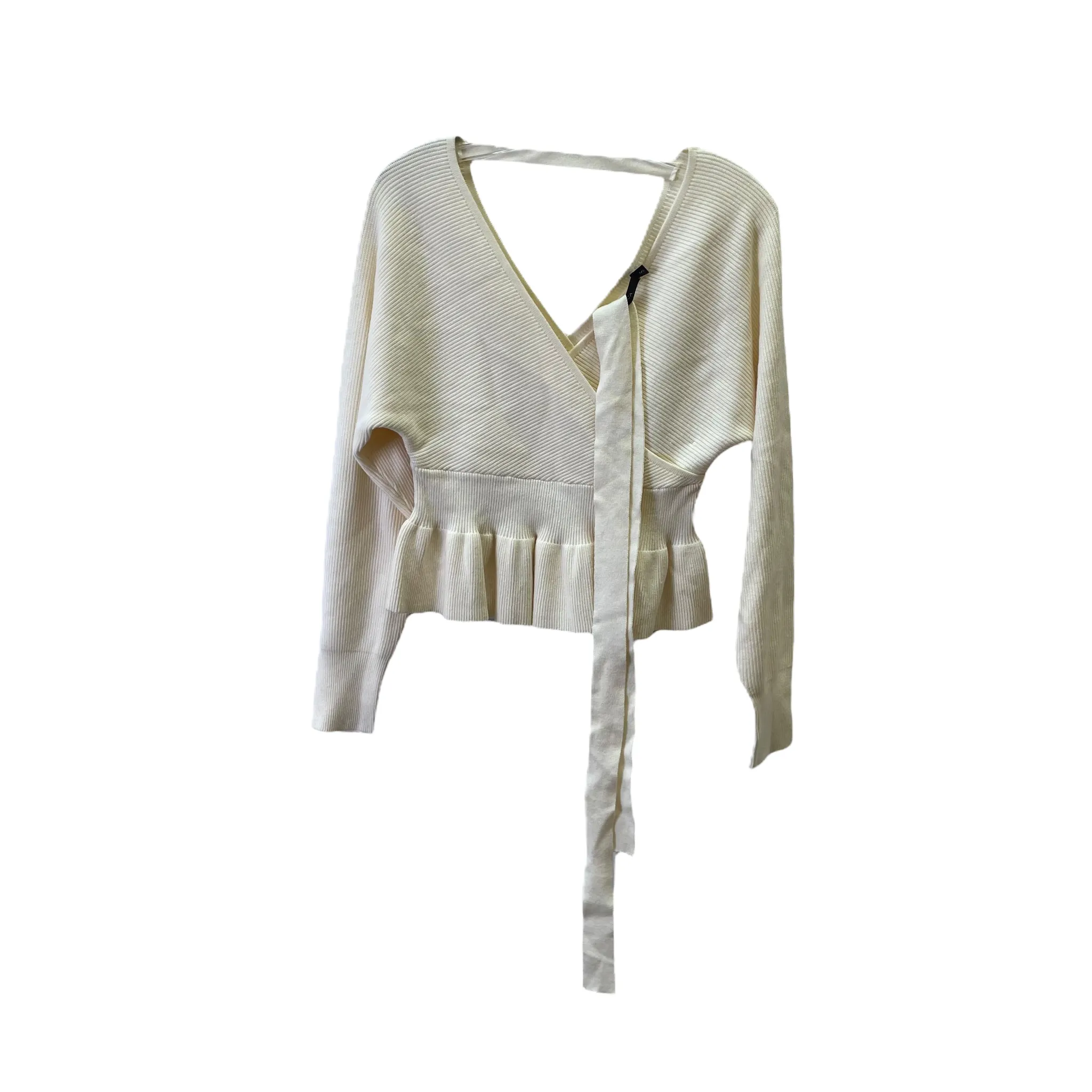 Cream Sweater By Cme, Size: S