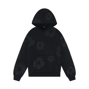 Denim Tears The Cotton Wreath Hooded Sweatshirt 'Black Monochrome'