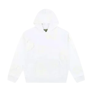Denim Tears The Cotton Wreath Mono Hooded Sweatshirt 'White'