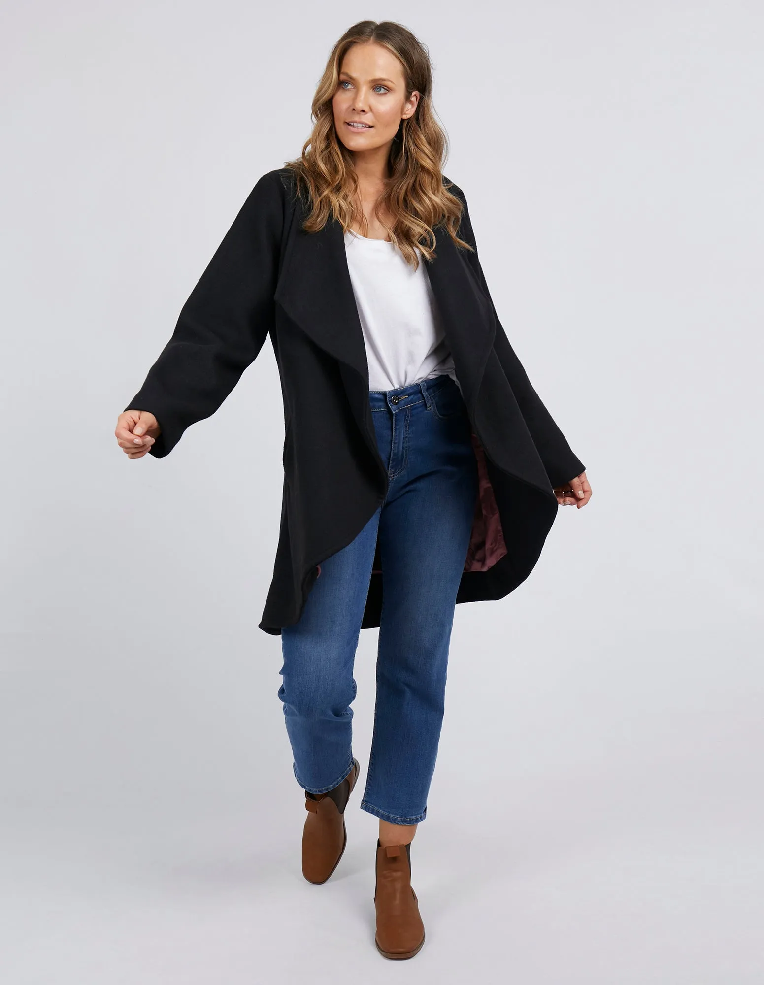 Elm Abigail Coat Black