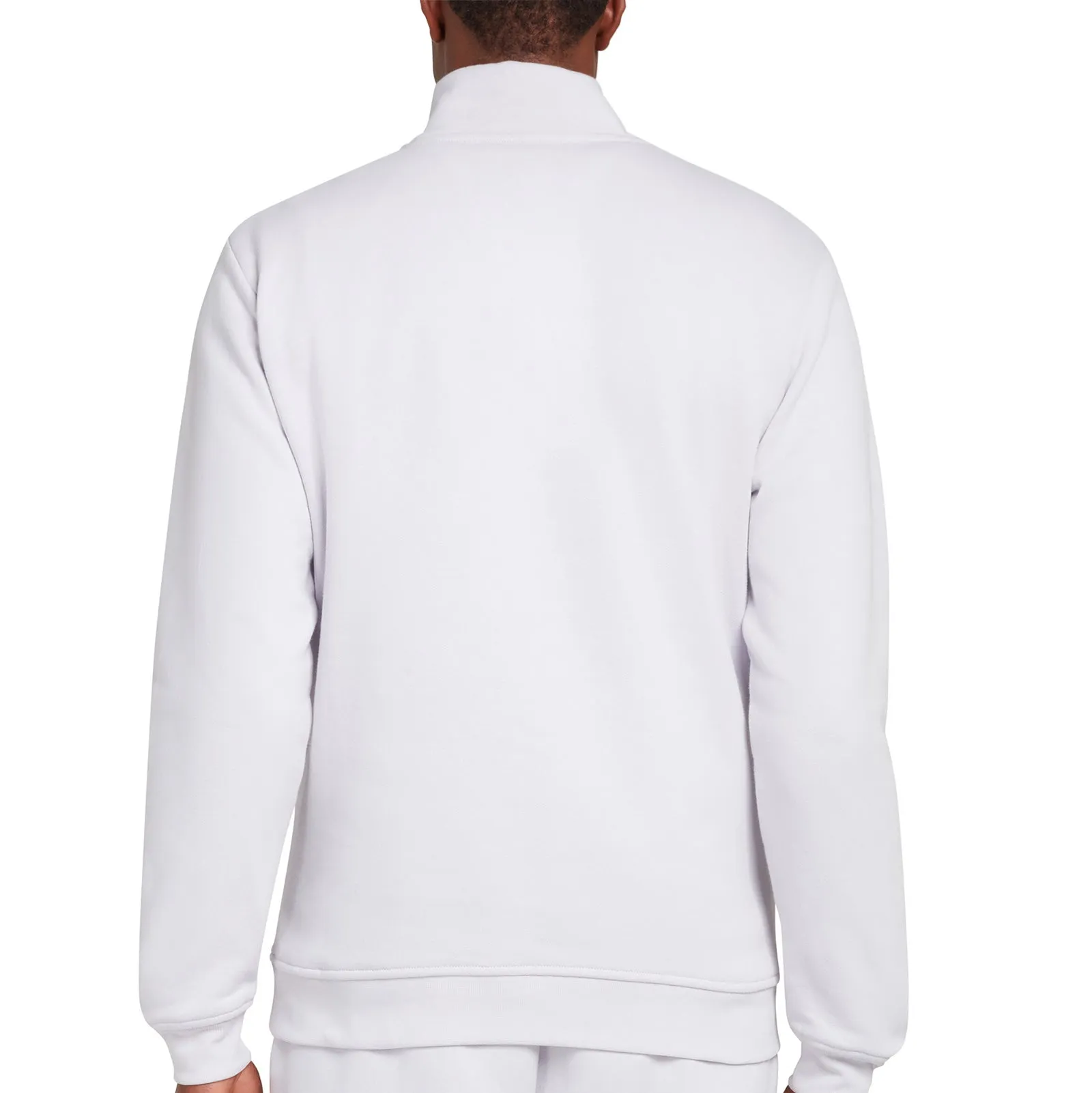Embroidered Quarter Zip Lavender Organic