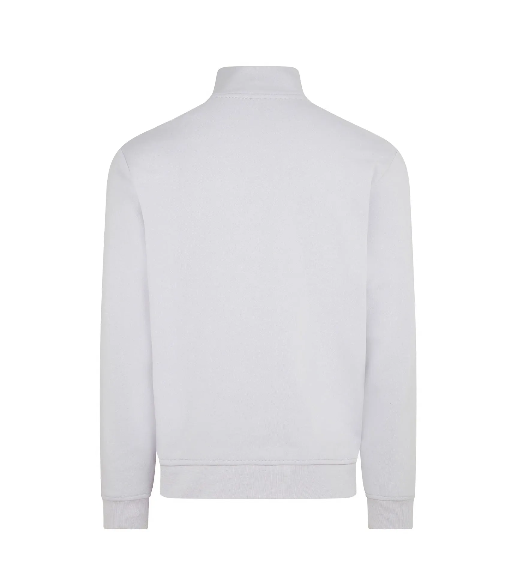Embroidered Quarter Zip Lavender Organic