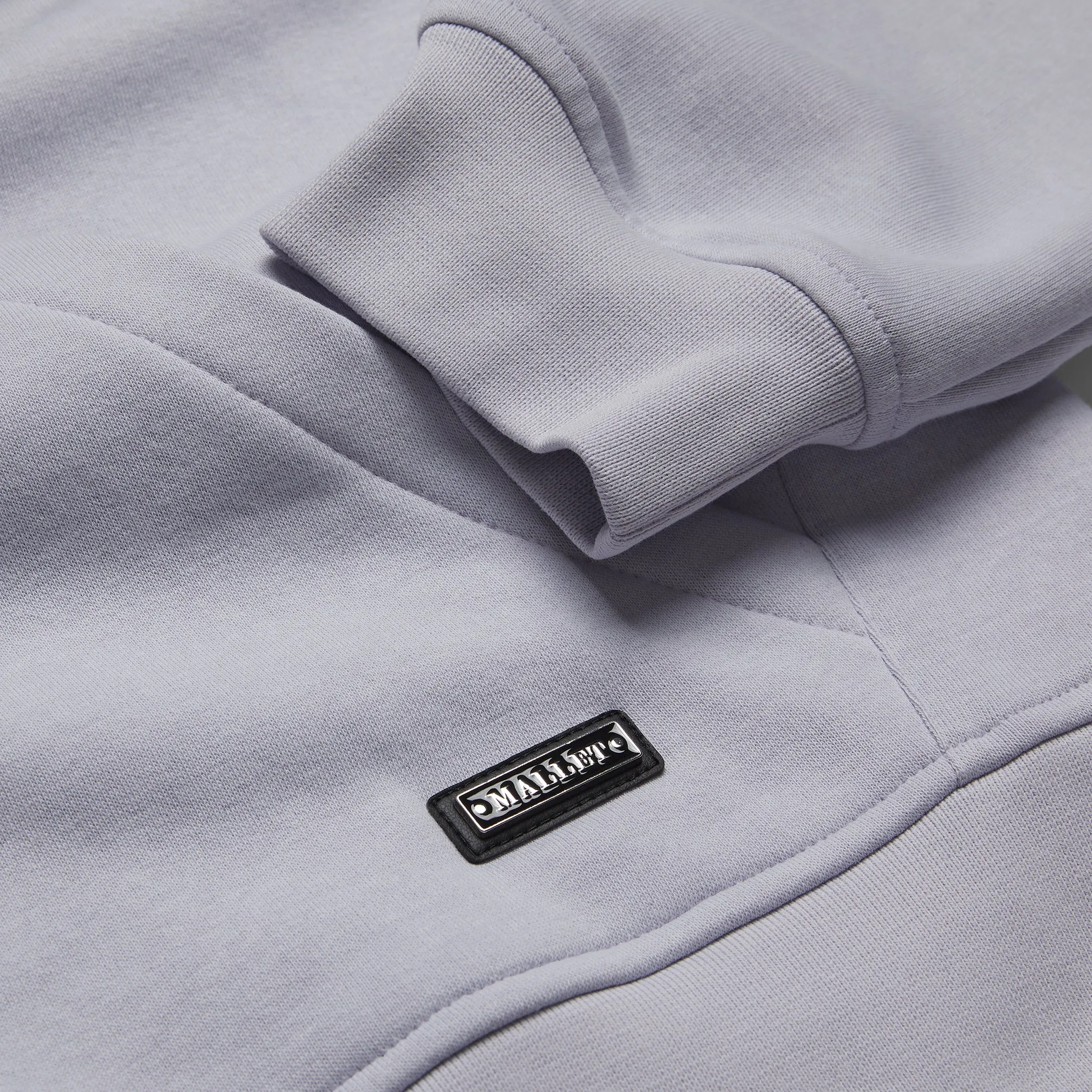 Embroidered Quarter Zip Lavender Organic