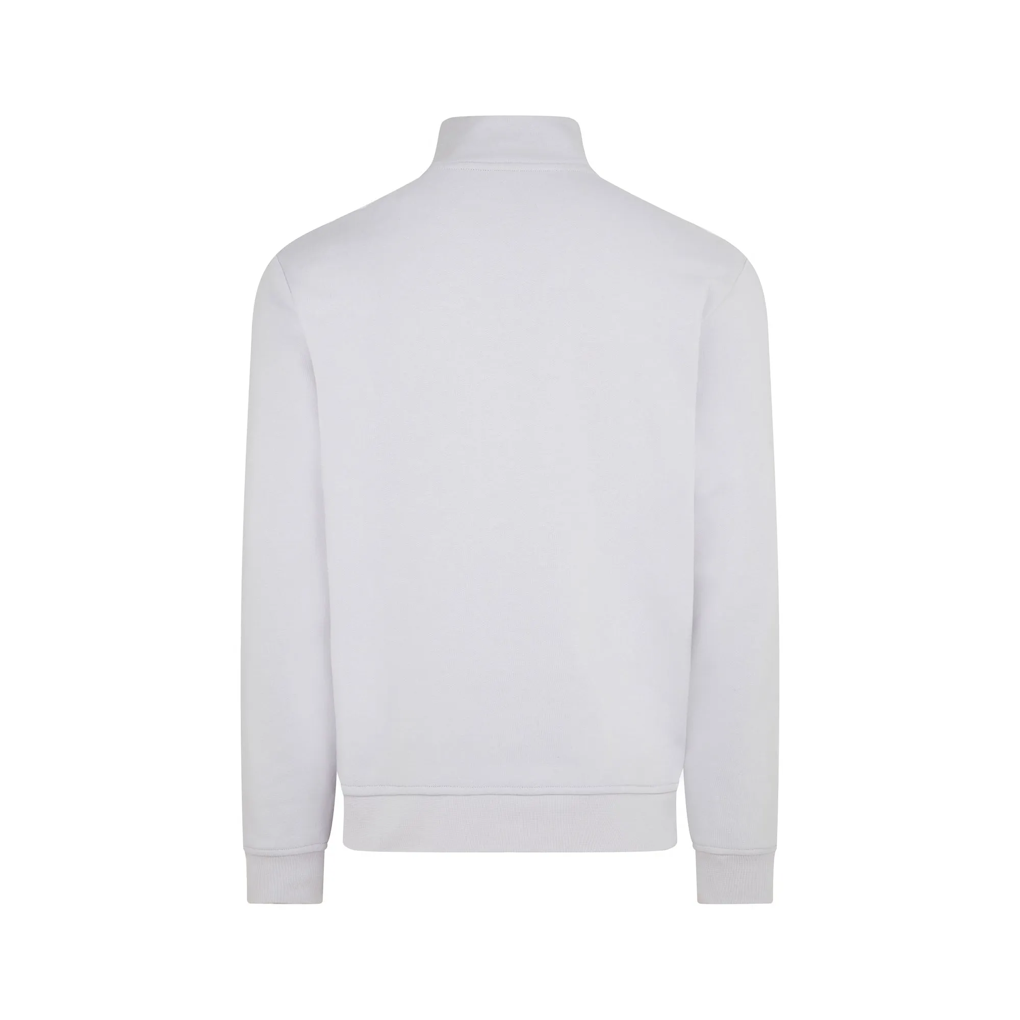 Embroidered Quarter Zip Lavender Organic