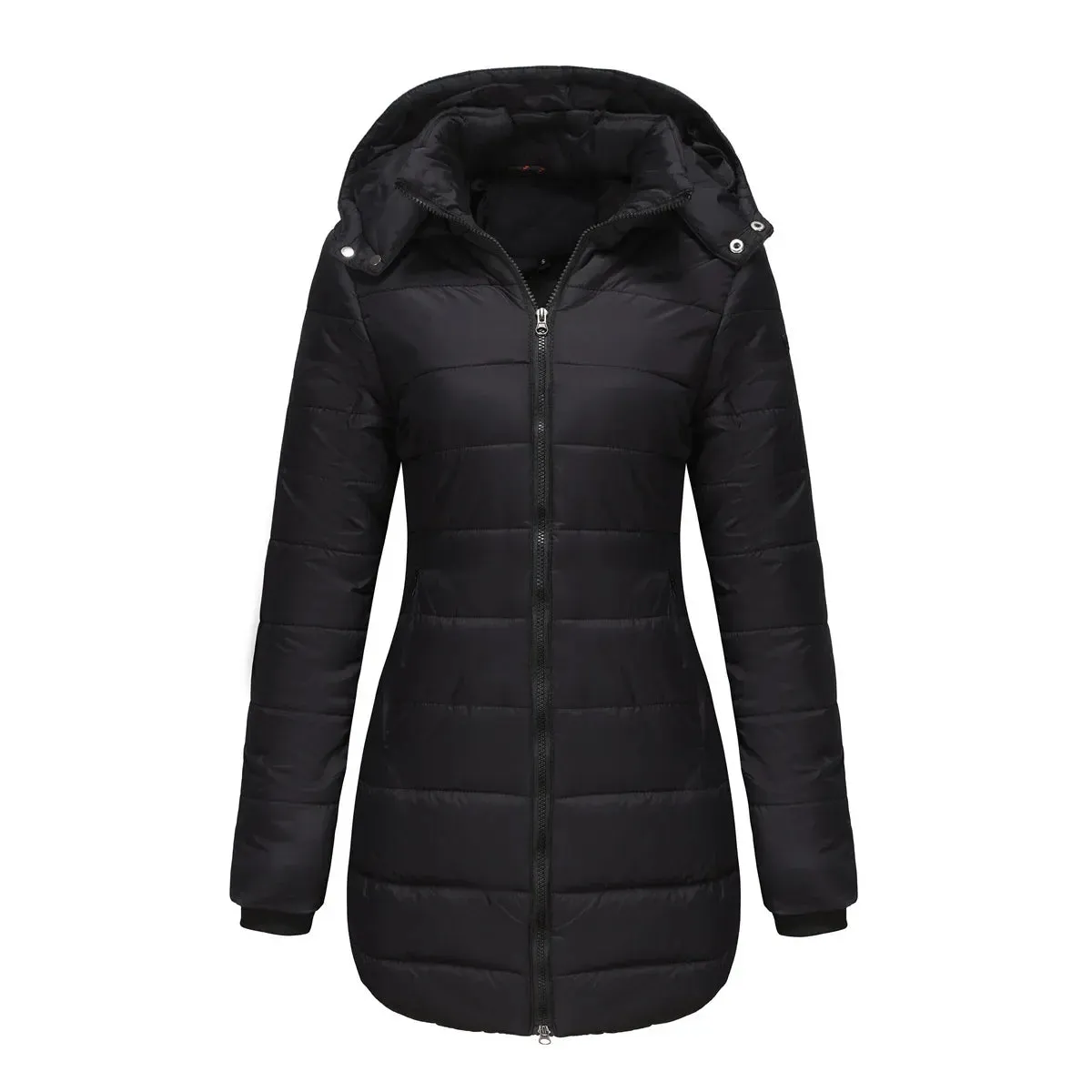 Emily – Women's Long Puffer Quilted Jacket