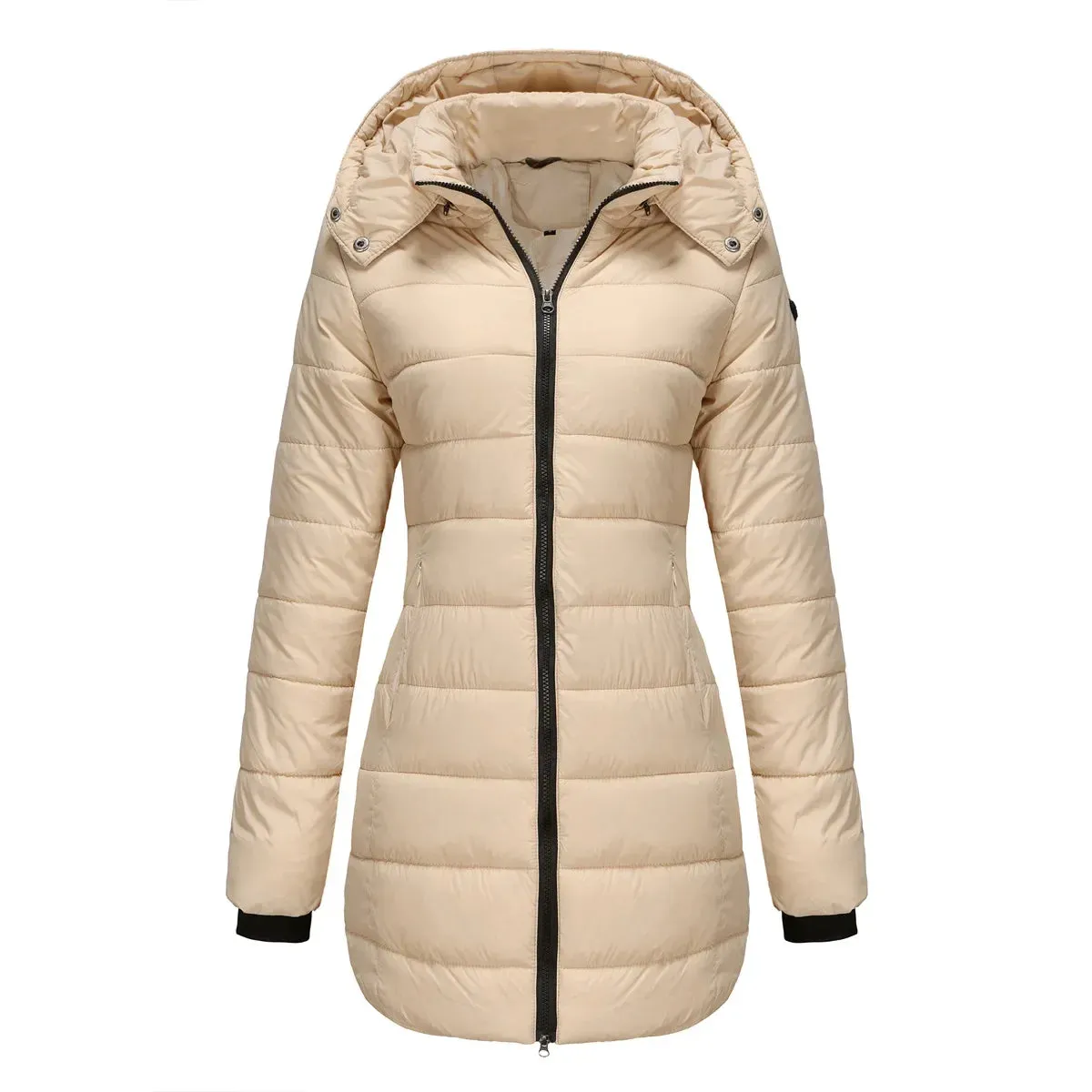 Emily – Women's Long Puffer Quilted Jacket