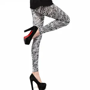 Female Zebra Stripes Leggings