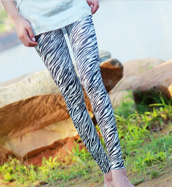 Female Zebra Stripes Leggings