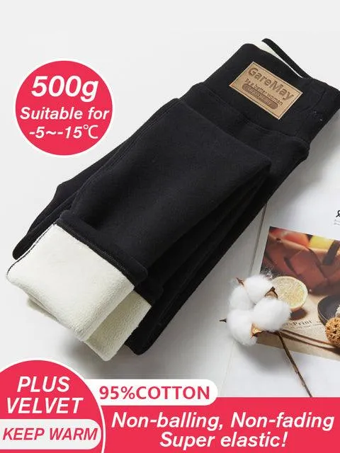 GAREMAY The High Waist Velvet Leggings