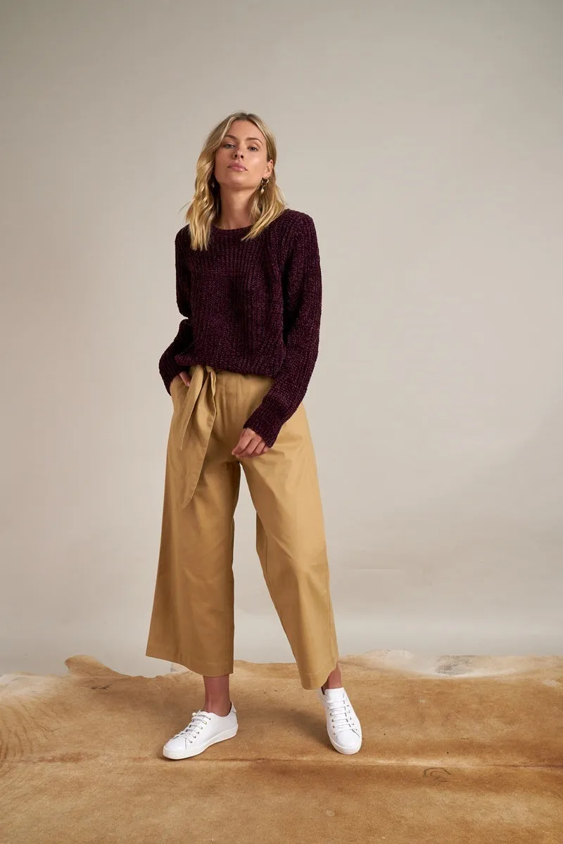 Gysette - Ida Chenille Jumper - Raisin