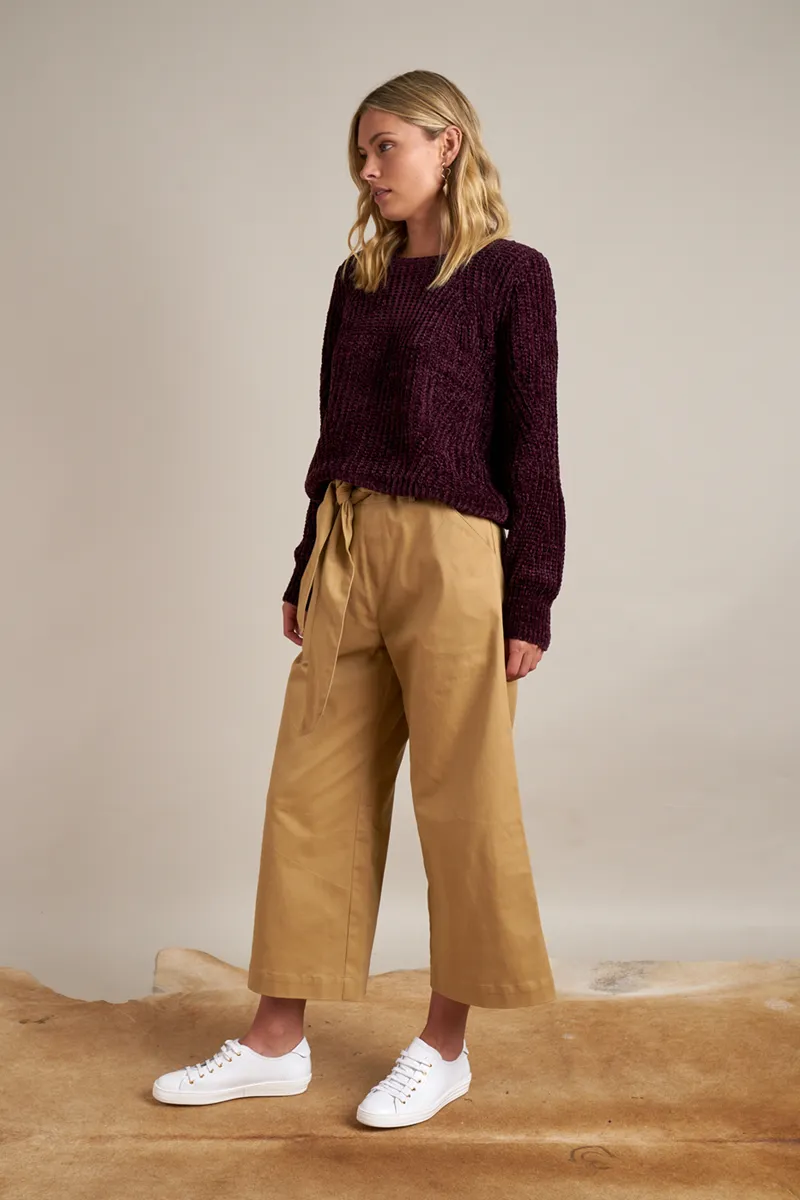 Gysette - Ida Chenille Jumper - Raisin