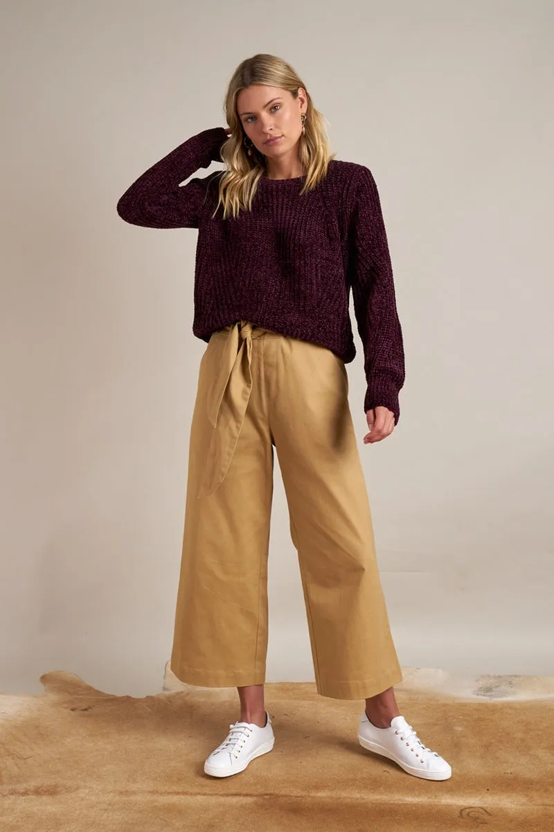 Gysette - Ida Chenille Jumper - Raisin