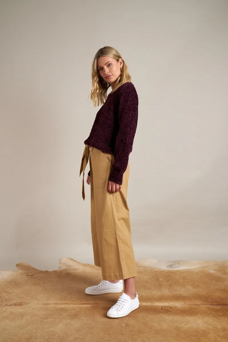 Gysette - Ida Chenille Jumper - Raisin
