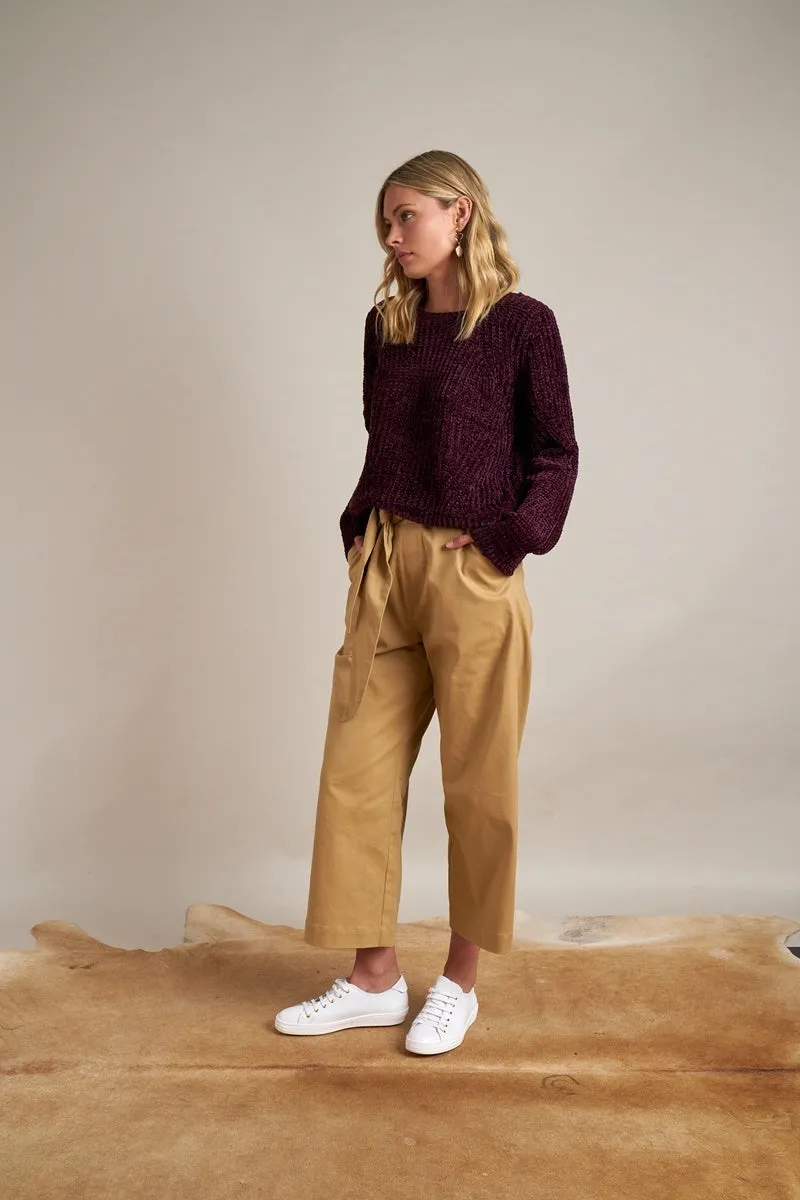 Gysette - Ida Chenille Jumper - Raisin