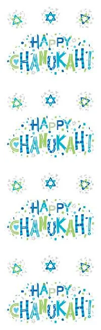 Happy Chanukah, Reflections Stickers