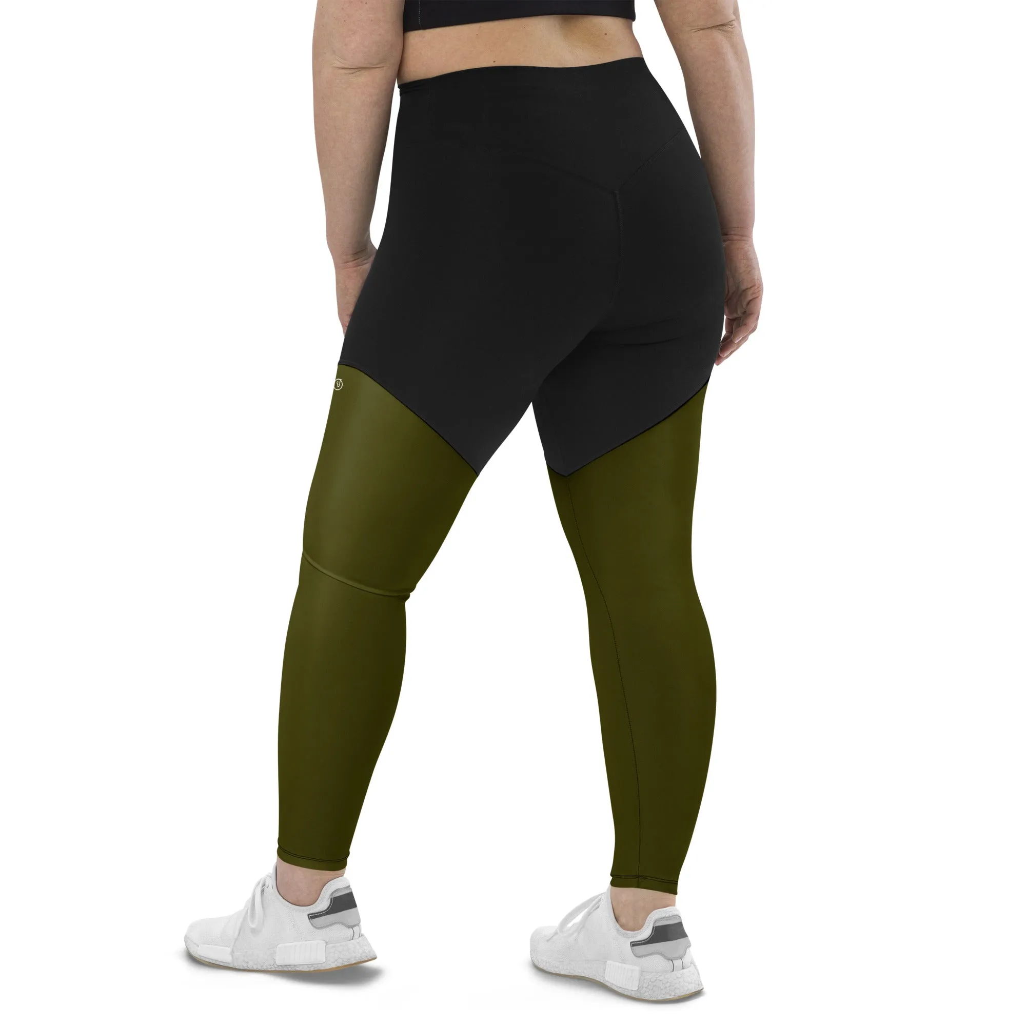 Humble Sportswear™ Hunter Green Sports Compression Leggings