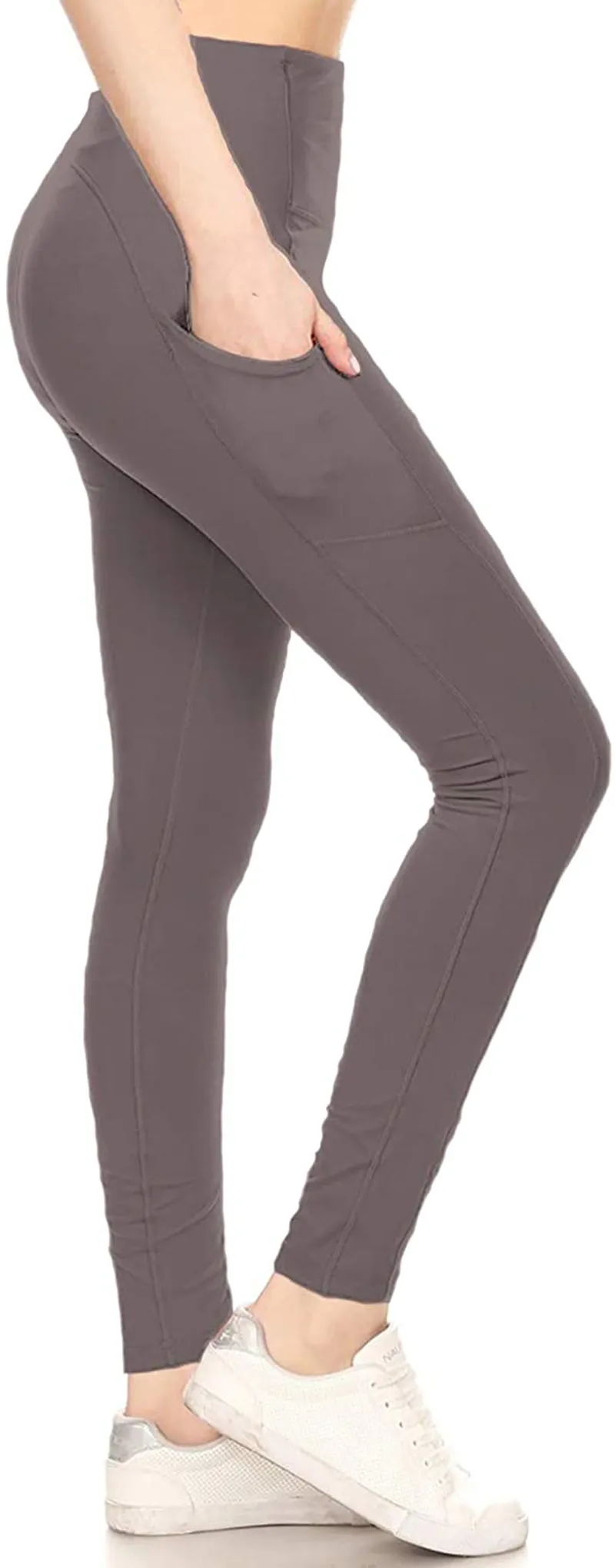 Leggings Depot Yoga Waist REG/Plus Women's Buttery Soft Leggings
