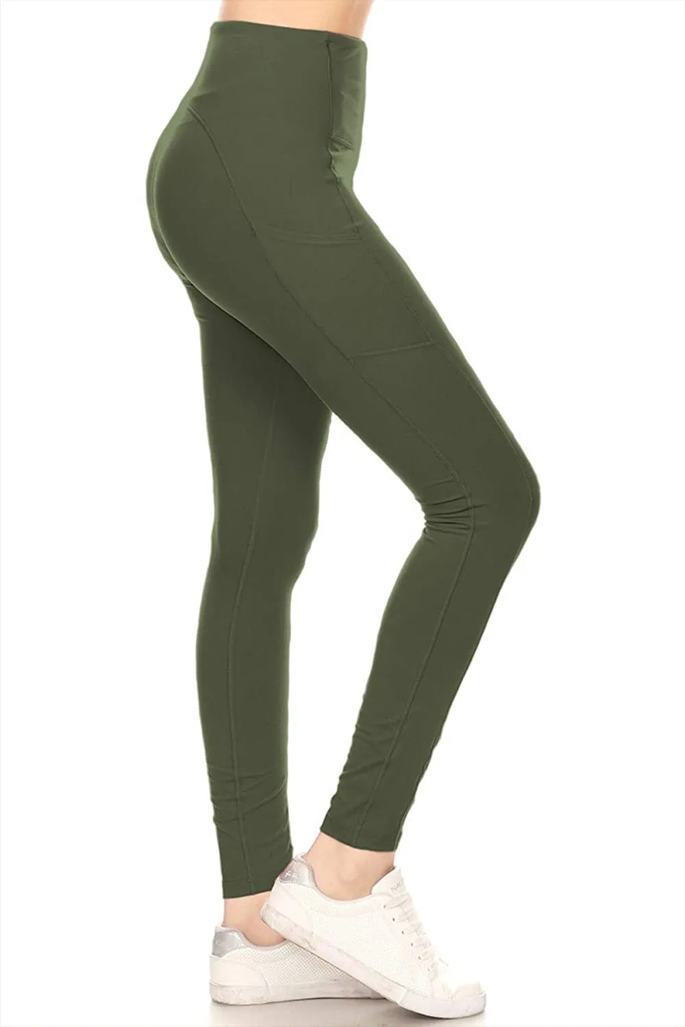 Leggings Depot Yoga Waist REG/Plus Women's Buttery Soft Leggings