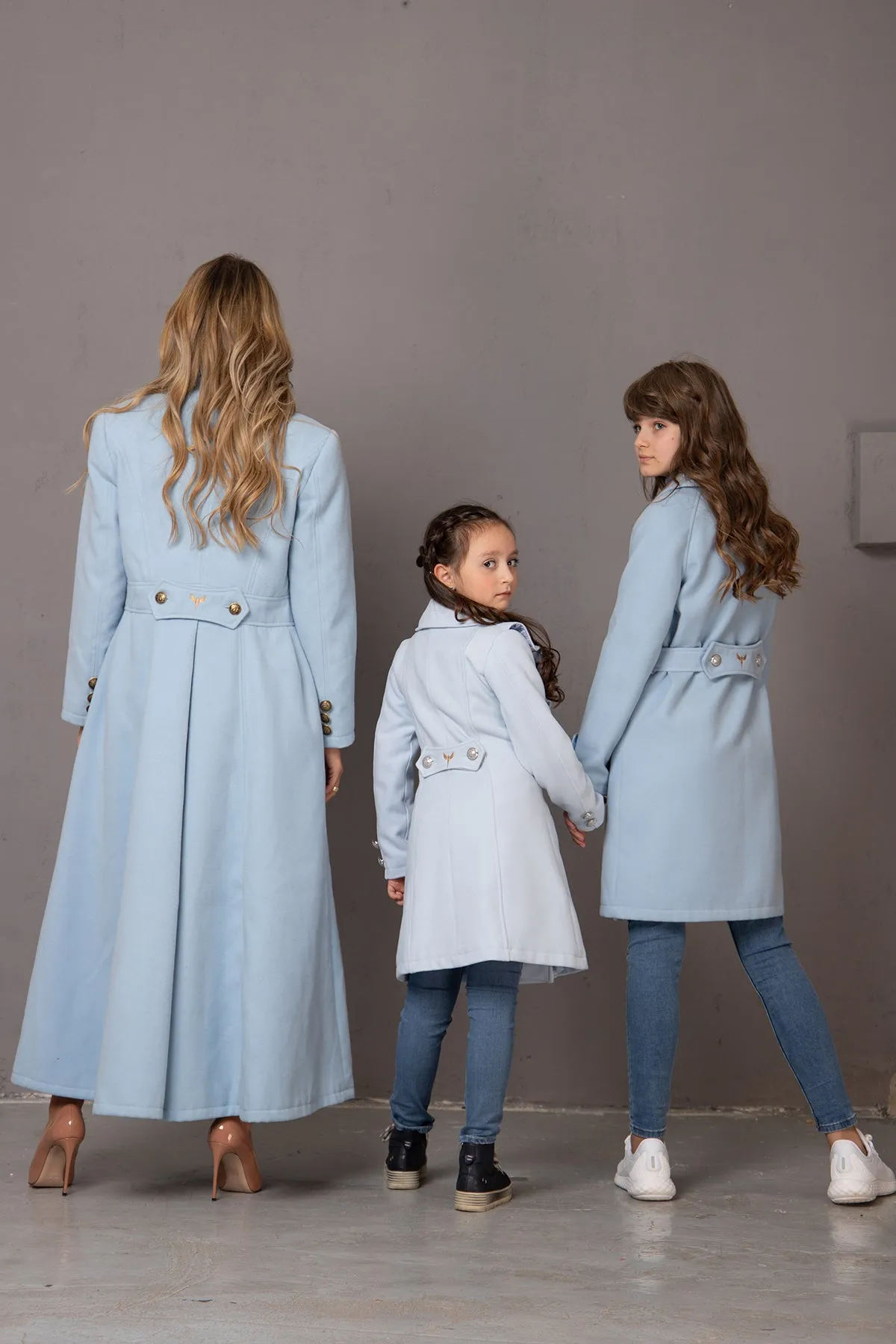 LITTLE GIRL DETAILS COAT