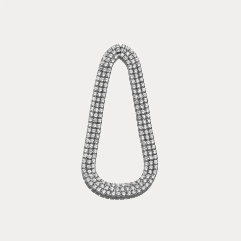 Marina Fossati Triangolo Earrings - Silver