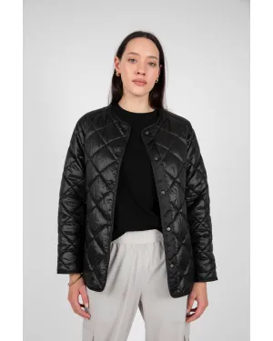 Marlow Alpine Quilted Jacket - Black