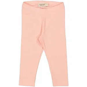 MarMar Modal Fine Rib Soft Coral Leg Leggings