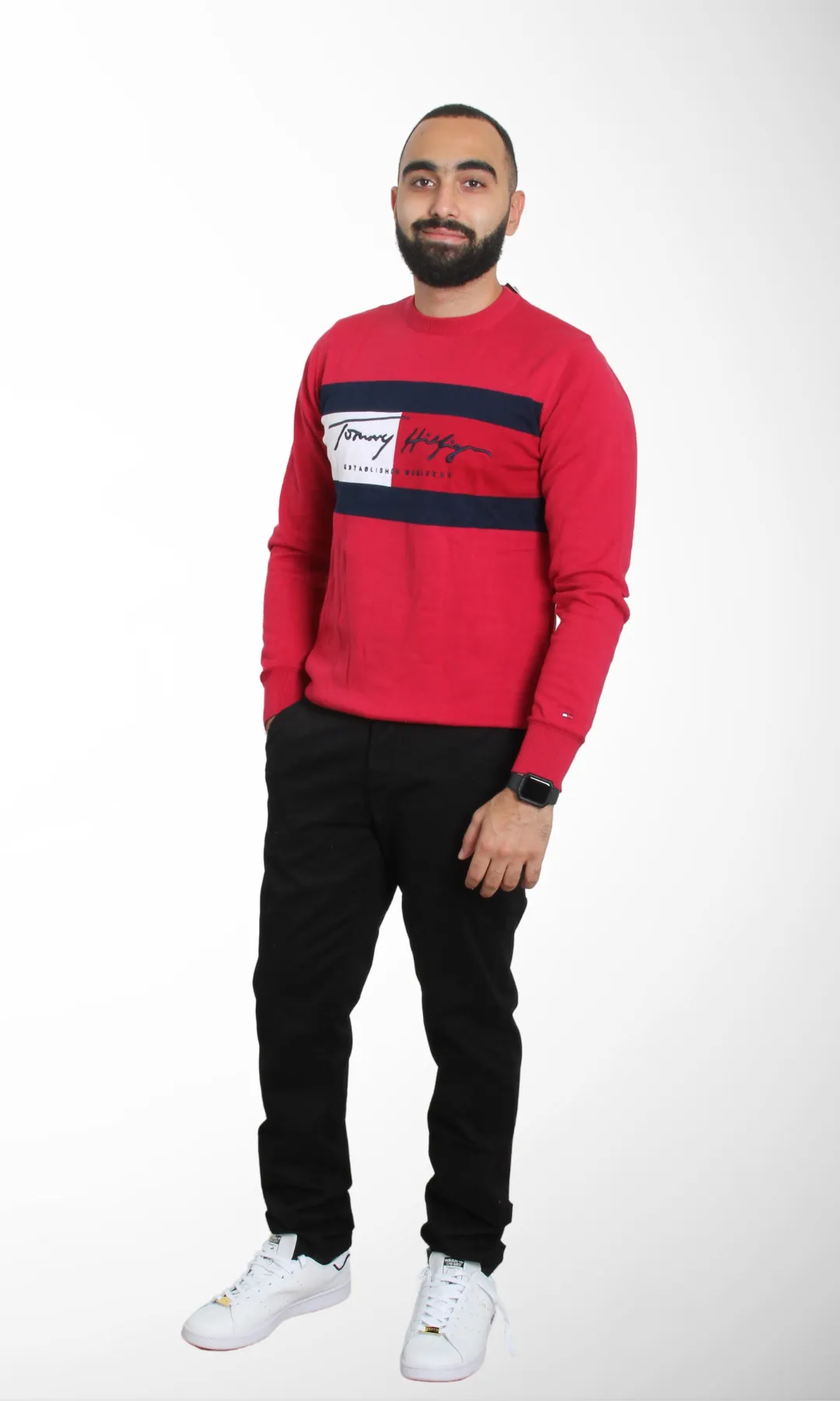 Men Pullover - Big Logo (Red)