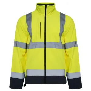 Mens Kapton HV602 Hi Vis Softshell Jacket