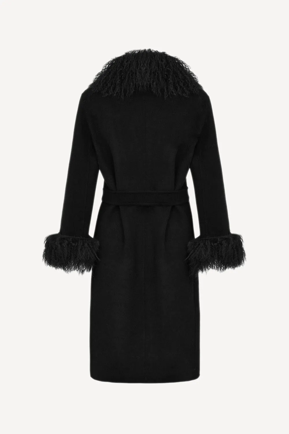 Million dollar baby coat in black