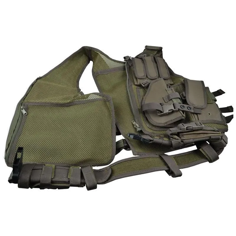 Multi-Purpose Tactical Molle Vest TL-49 GREEN