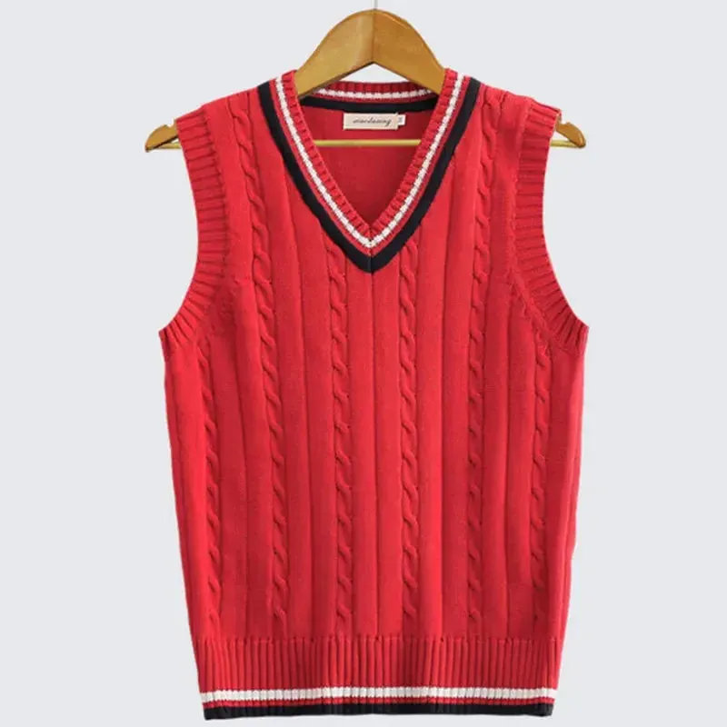 Old Money Essential Knit Vest - Cross & Crown