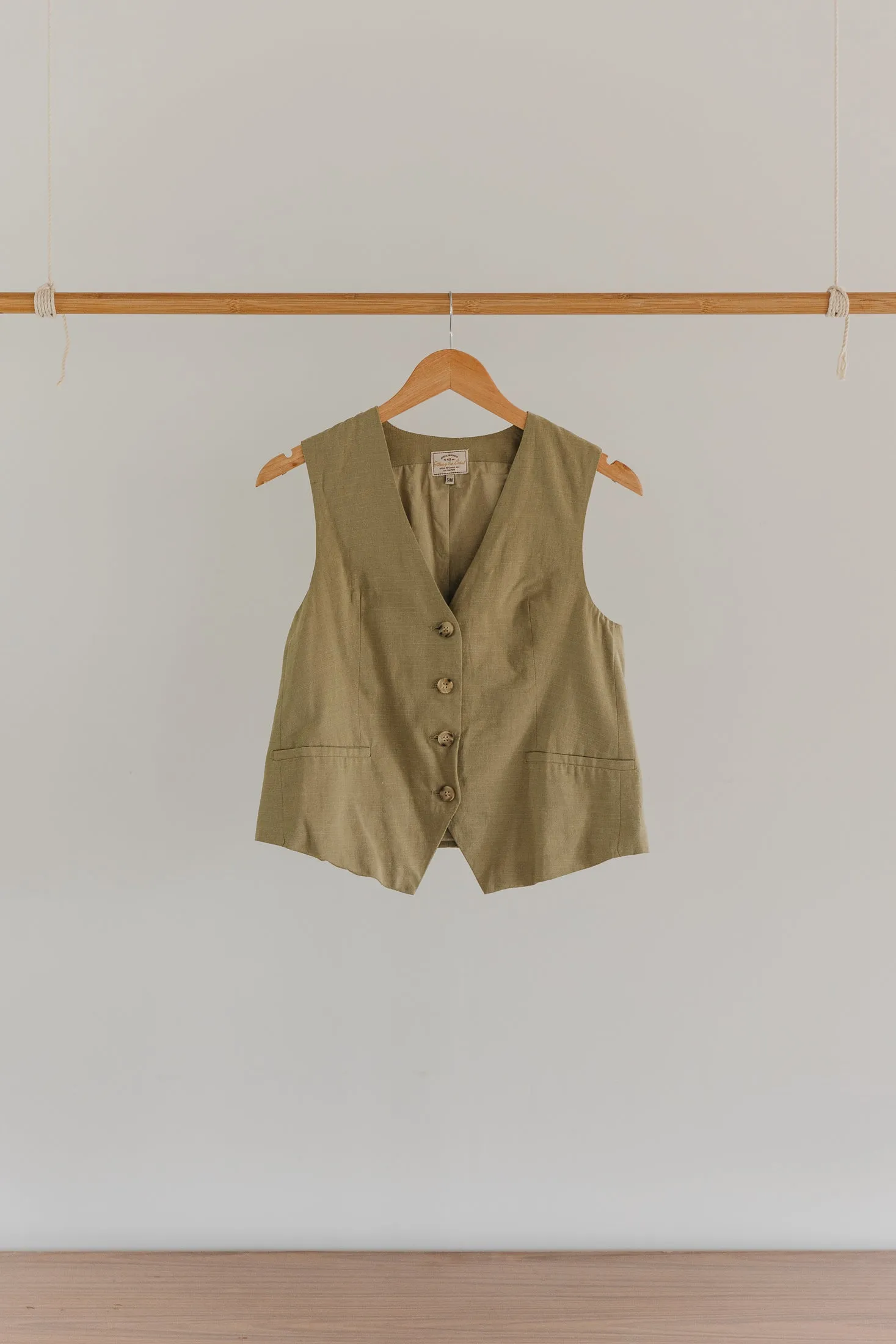 Olive Vest - Green